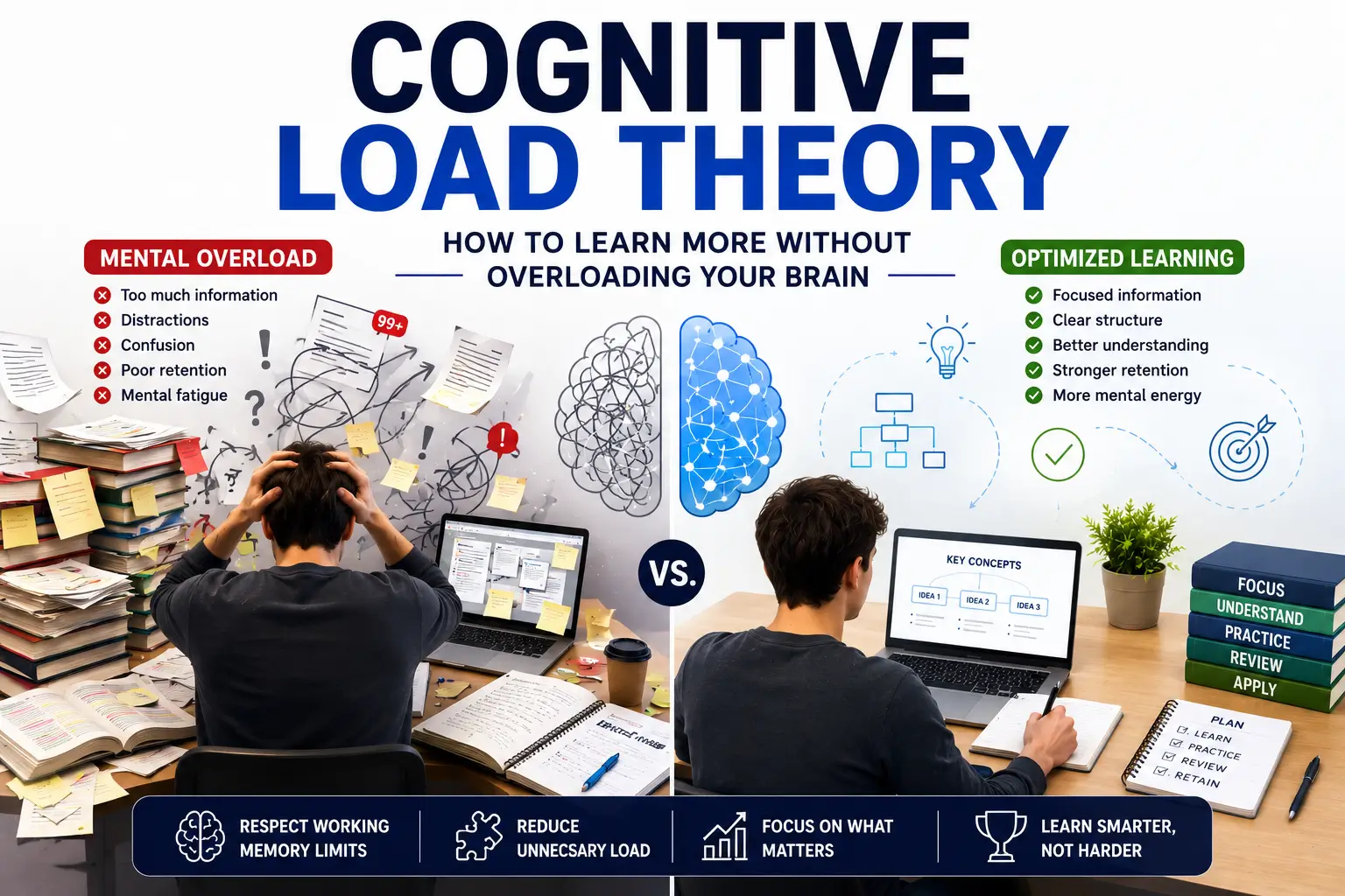 Cognitive Load Theory: How to Learn More Without Overloading Your Brain
