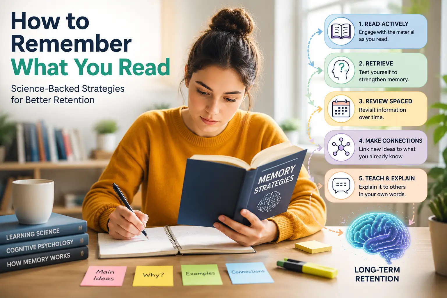How to Remember What You Read: Science-Backed Strategies for Better Retention