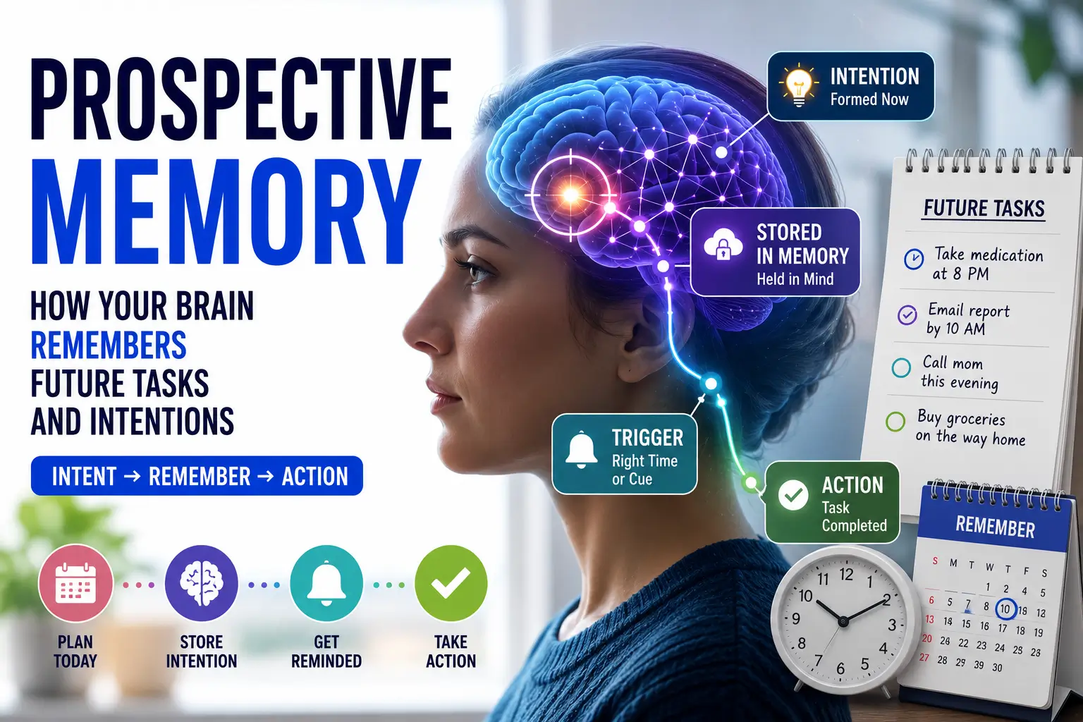 Prospective Memory Explained: How Your Brain Remembers Future Tasks and Intentions
